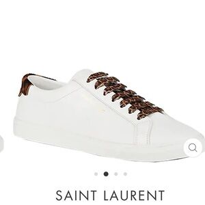 Saint Laurent Andy Pony Leopard Sneakers! NWT